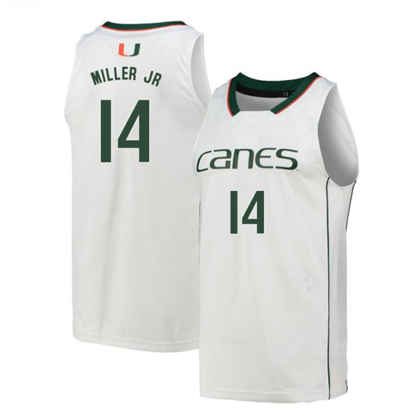 NCAAB Rodney Miller Miami Hurricanes 14 Jersey