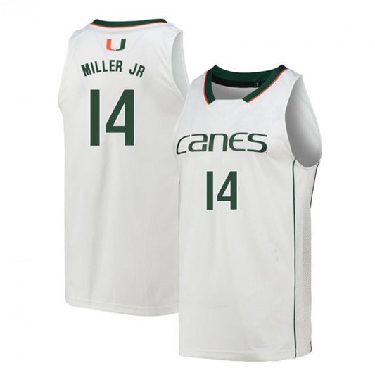 NCAAB Rodney Miller Miami Hurricanes 14 Jersey