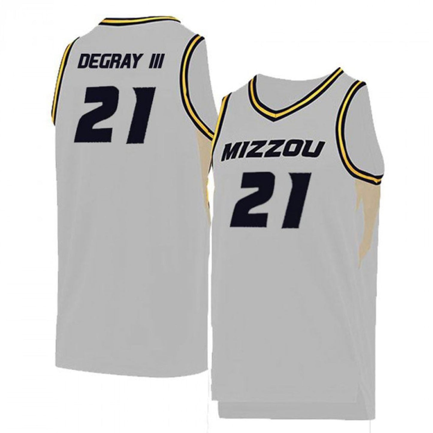 NCAAB Ronnie DeGray III Missouri Tigers 21 Jersey