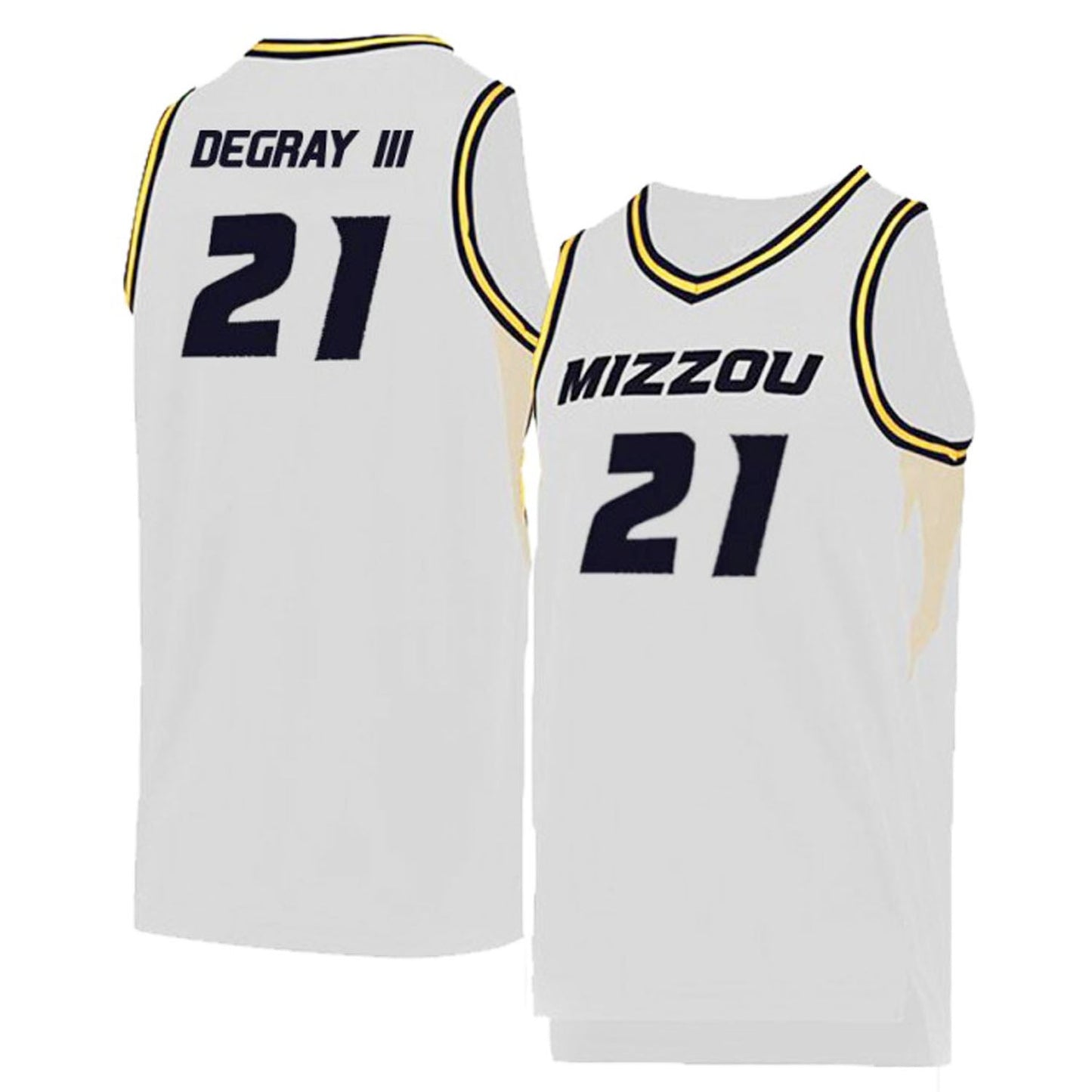 NCAAB Ronnie DeGray III Missouri Tigers 21 Jersey