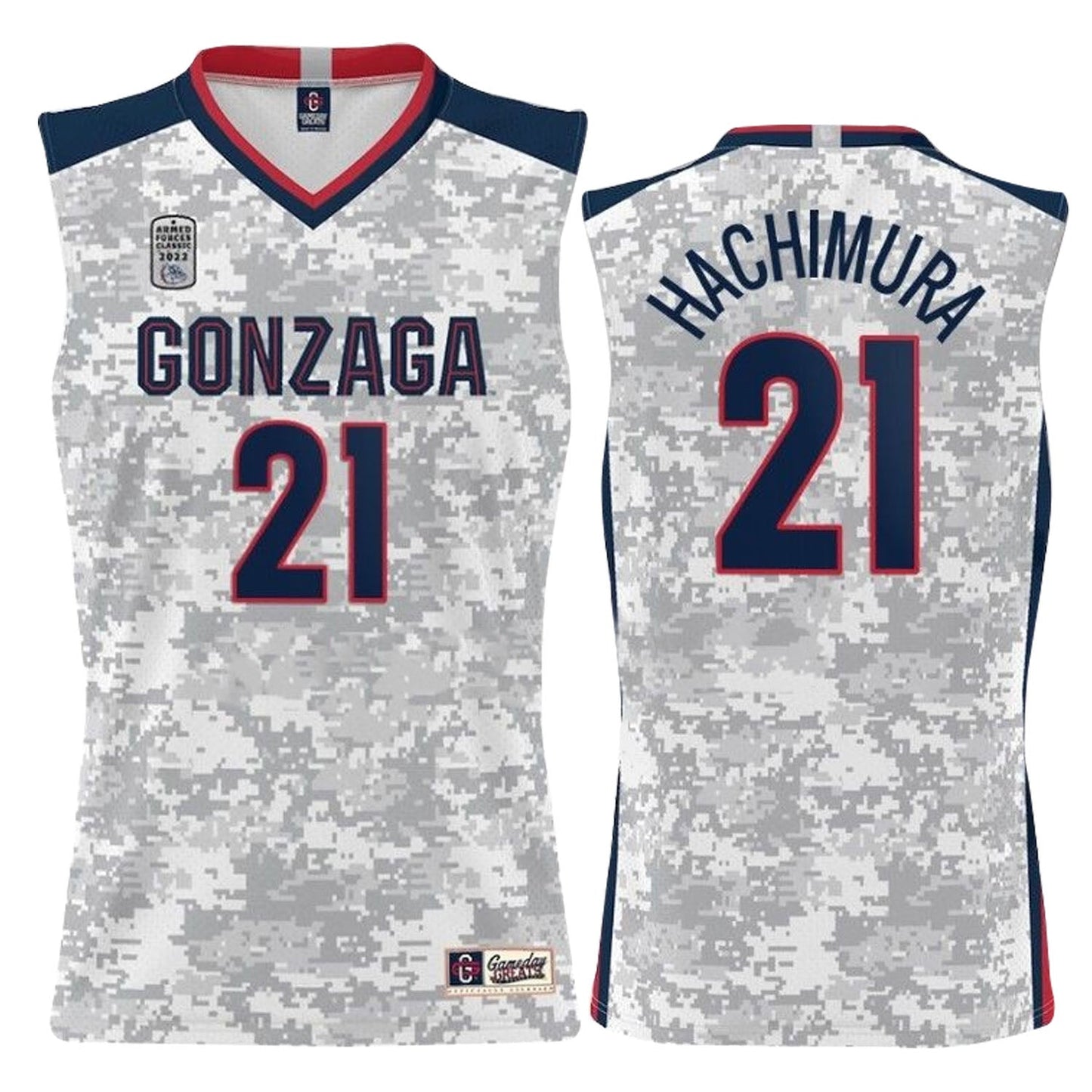 NCAAB Rui Hachimura Gonzaga Bulldogs 21 Jersey