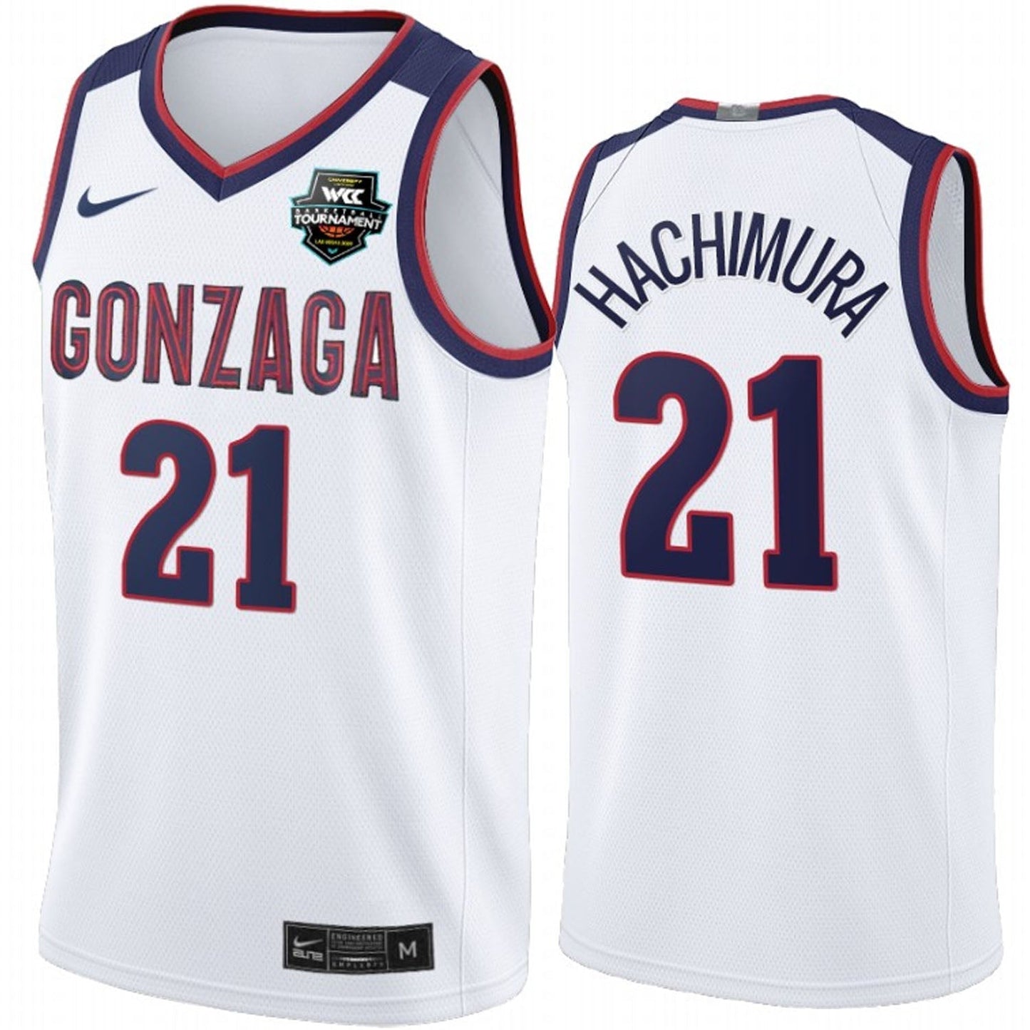 NCAAB Rui Hachimura Gonzaga Bulldogs 21 Jersey