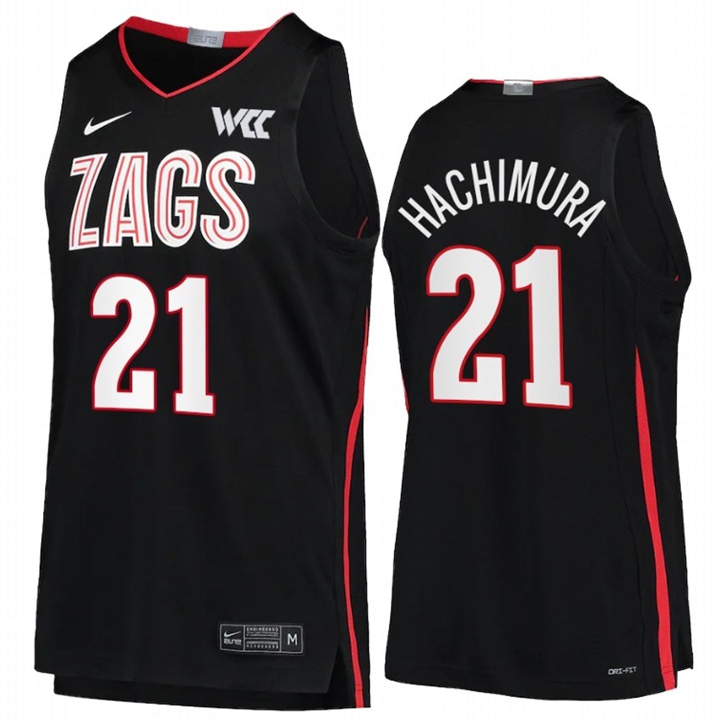 NCAAB Rui Hachimura Gonzaga Bulldogs 21 Jersey