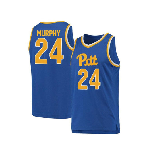 NCAAB Ryan Murphy White Pittsburgh Panthers 24 Jersey