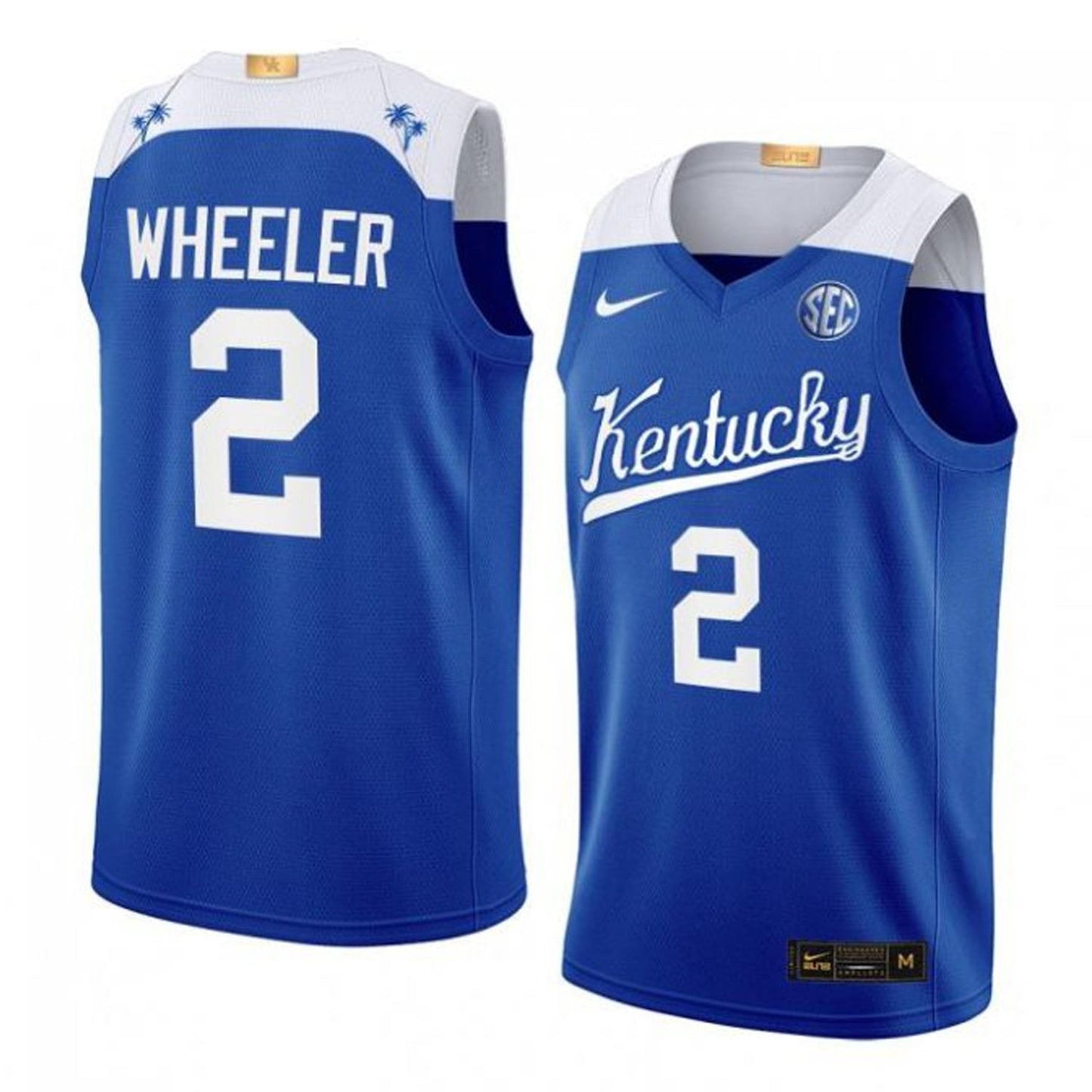 NCAAB Sahvir Wheeler Kentucky Wildcats 2 Jersey
