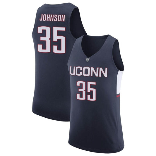 NCAAB Samson Johnson UCONN Huskies 35 Jersey