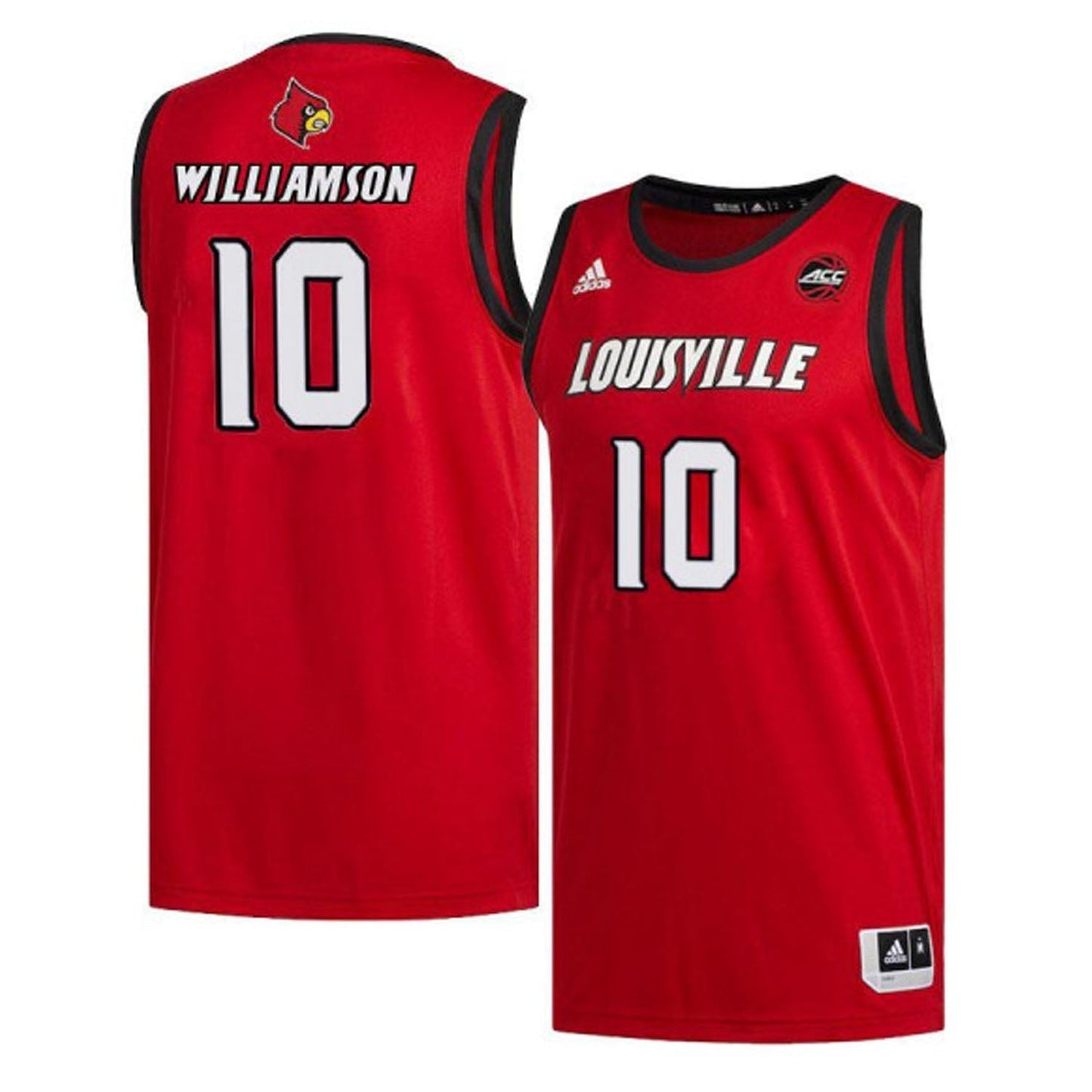 NCAAB Samuell Williamson Louisville Cardinals 10 Jersey