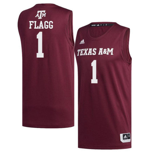 NCAAB Savion Flagg Texas A&M 1 Jersey