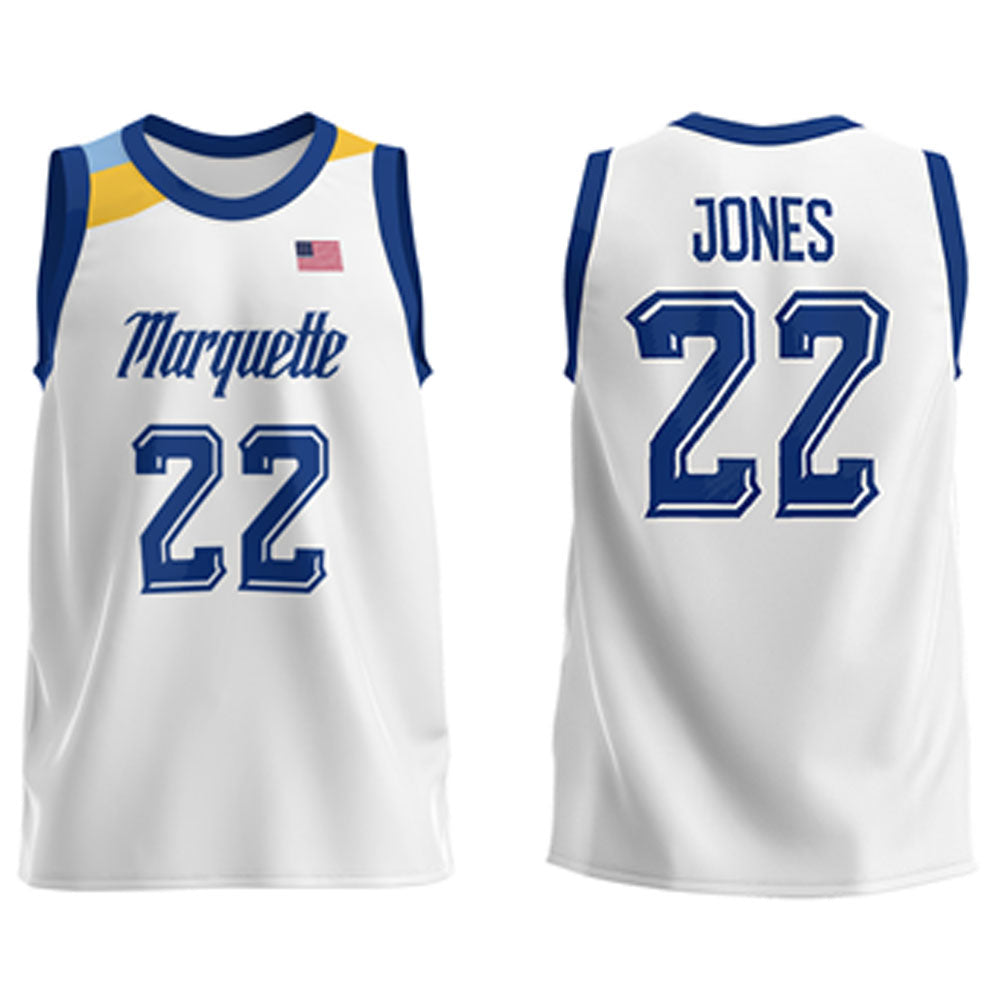 NCAAB Sean Jones Marquette Golden Eagles 22 Jersey