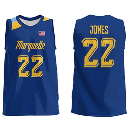 NCAAB Sean Jones Marquette Golden Eagles 22 Jersey