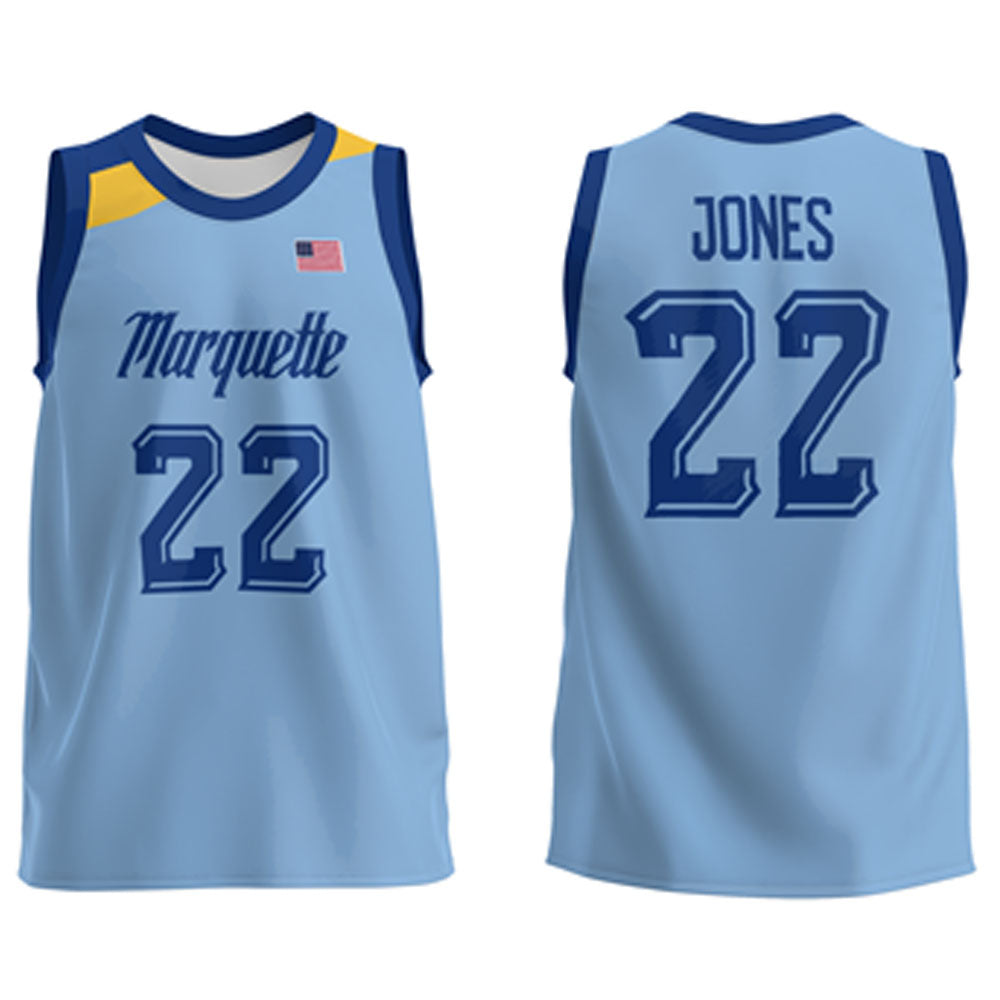 NCAAB Sean Jones Marquette Golden Eagles 22 Jersey