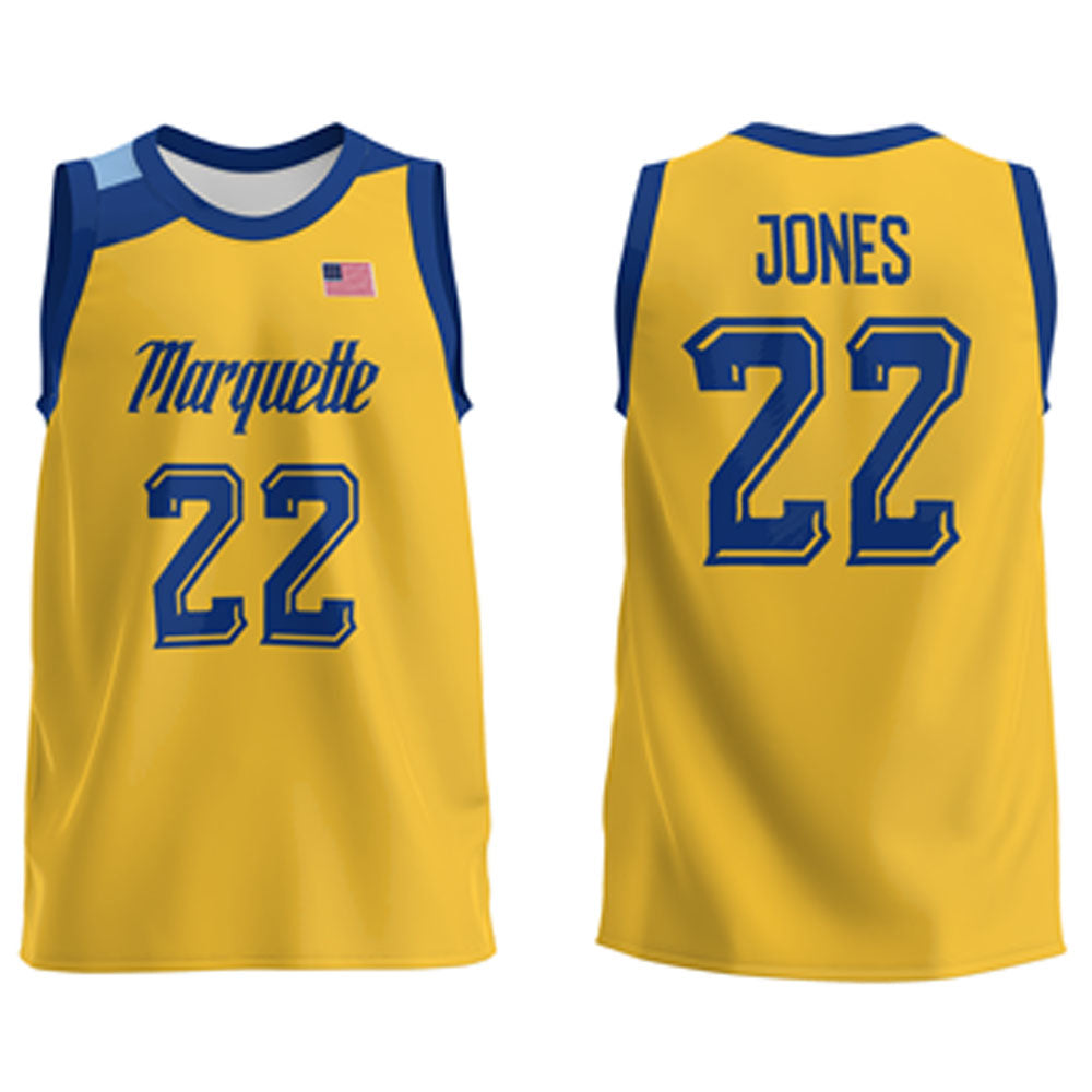 NCAAB Sean Jones Marquette Golden Eagles 22 Jersey
