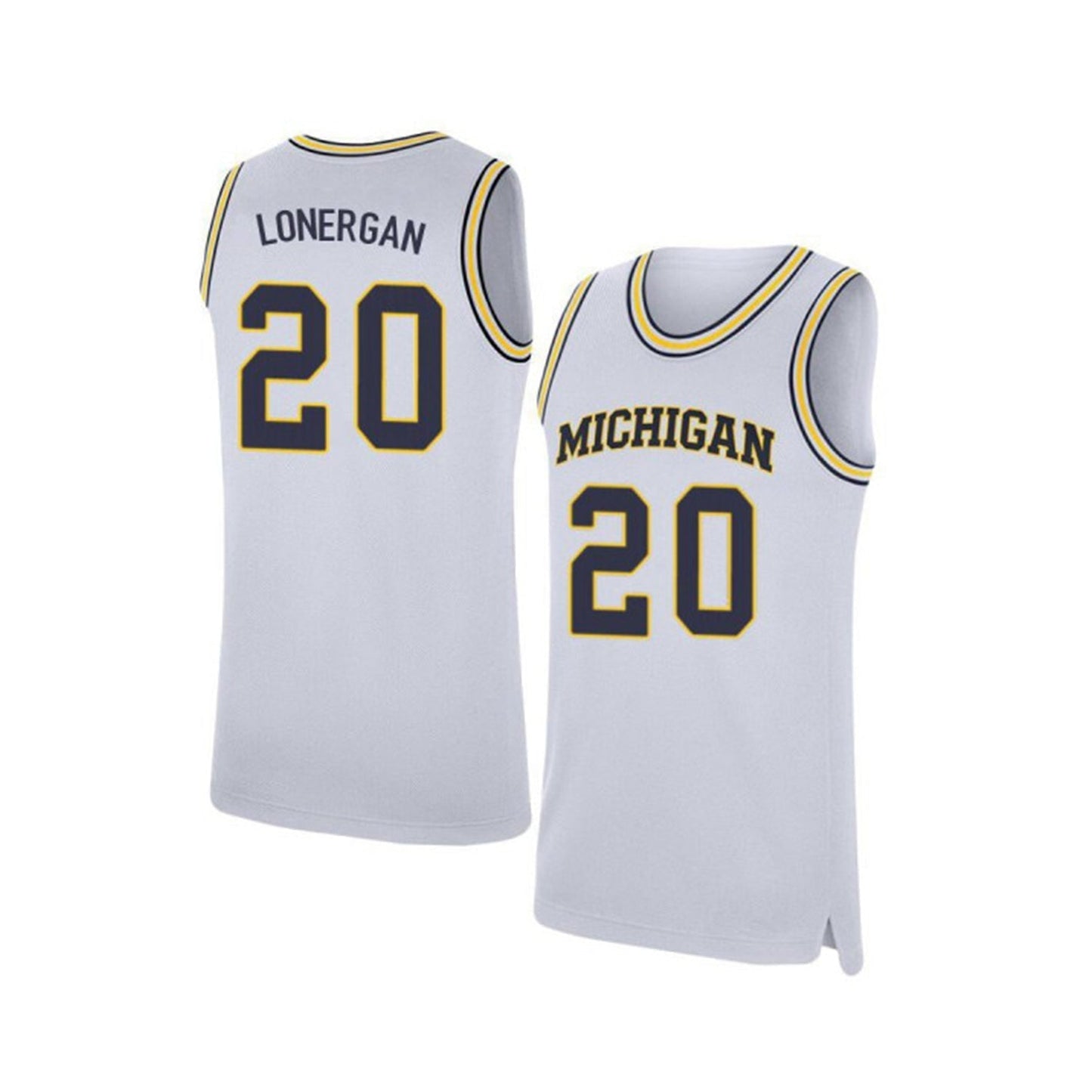 NCAAB Sean Lonergan Michigan Wolverines 20 Jersey