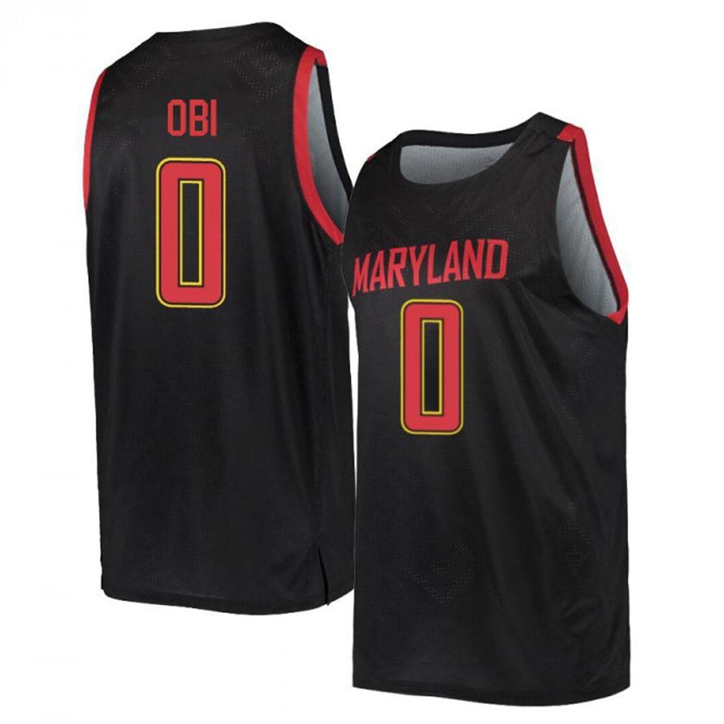 NCAAB Sean Obi Maryland Terrapins 0 Jersey