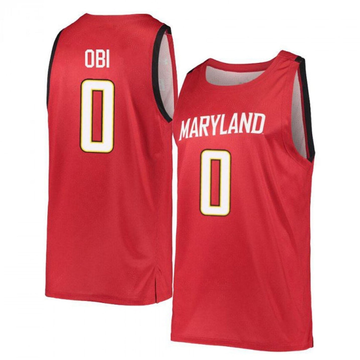 NCAAB Sean Obi Maryland Terrapins 0 Jersey