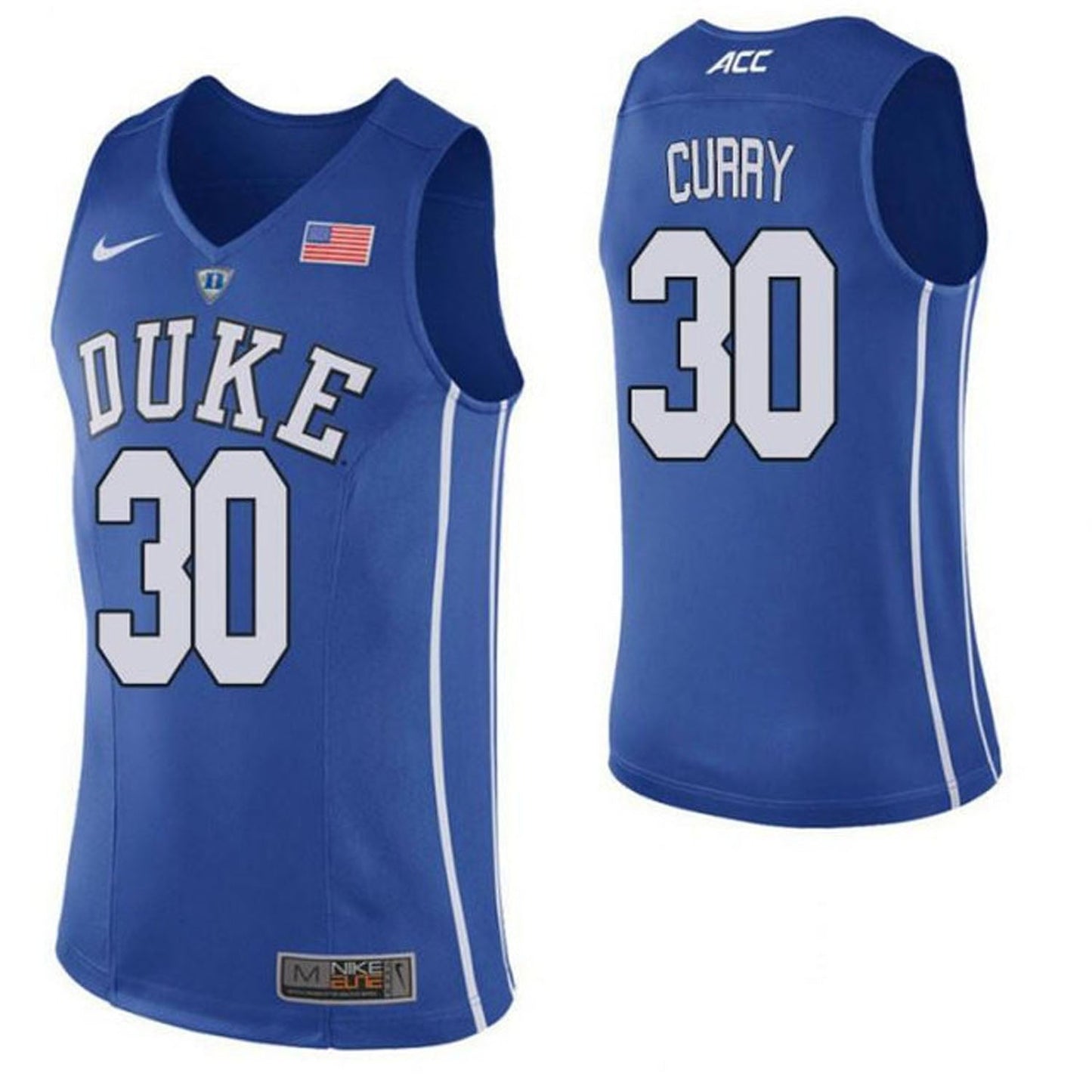 NCAAB Seth Curry Duke Blue Devils 30 Jersey