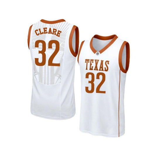 NCAAB Shaquille Cleare Texas Longhorns 32 Jersey