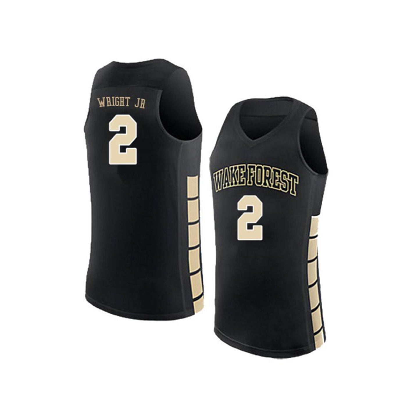 NCAAB Sharone Wright Jr Wake Forest Demon Deacons 2 Jersey