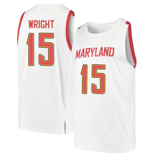 NCAAB Simon Wright Maryland Terrapins 15 Jersey