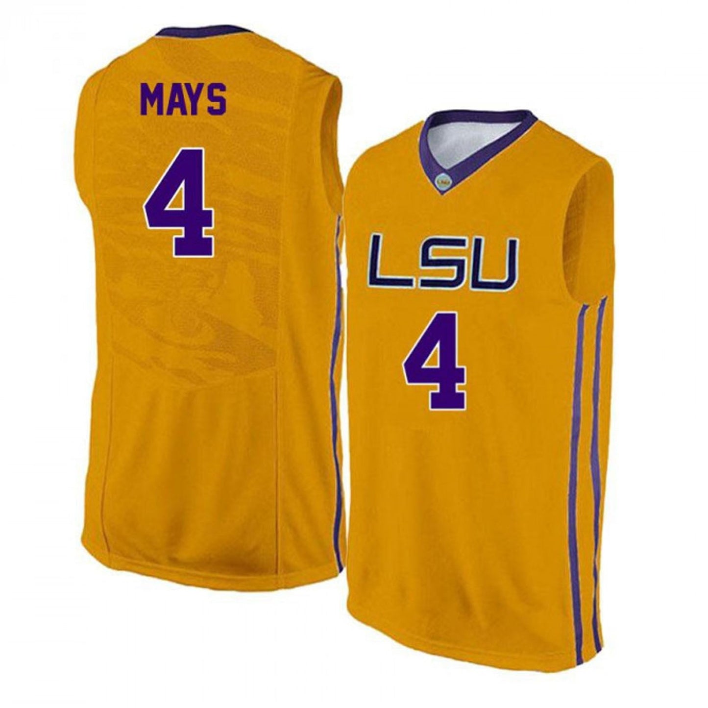 NCAAB Skylar Mays LSU Tigers 4 Jersey