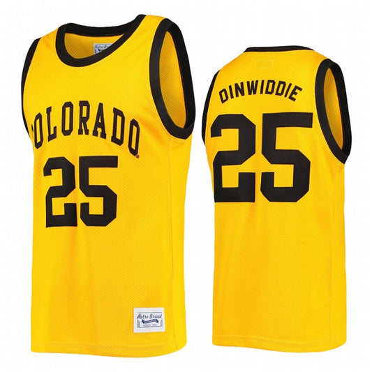 NCAAB Spencer Dinwiddie Colorado Buffaloes 25 Jersey