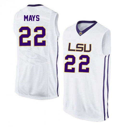 NCAAB Spencer Mays LSU Tigers 22 Jersey