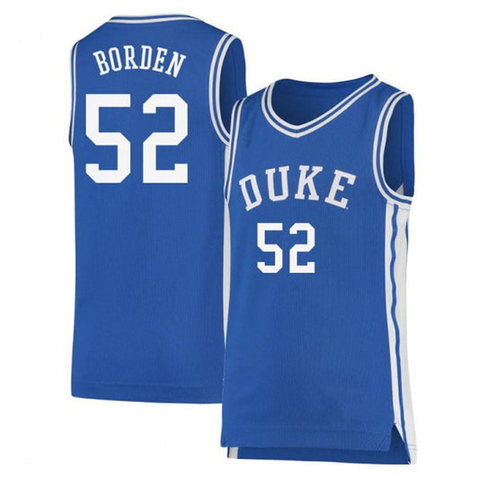 NCAAB Stanley Borden Duke Blue Devils 52 Jersey