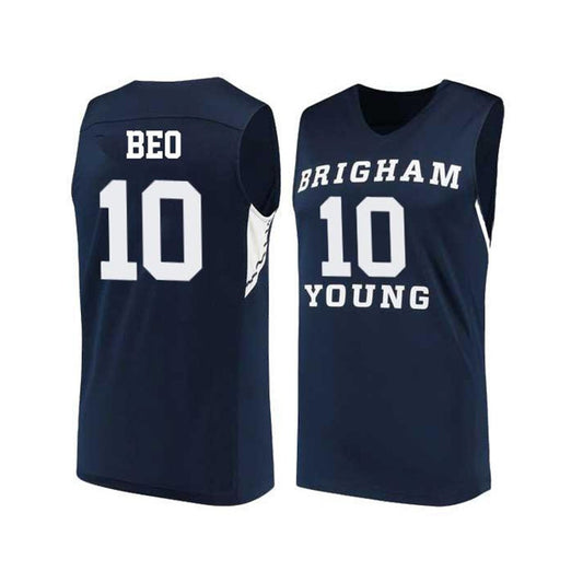NCAAB Steven Beo BYU Cougars 10 Jersey