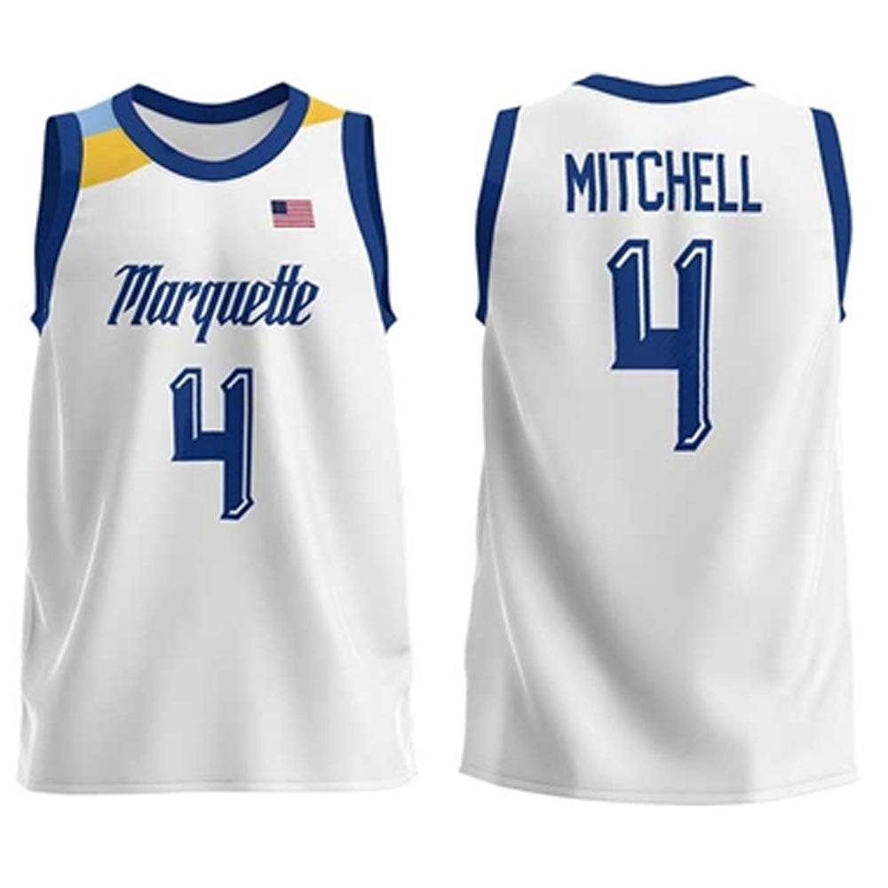 NCAAB Stevie Mitchell Marquette Golden Eagles 4 Jersey
