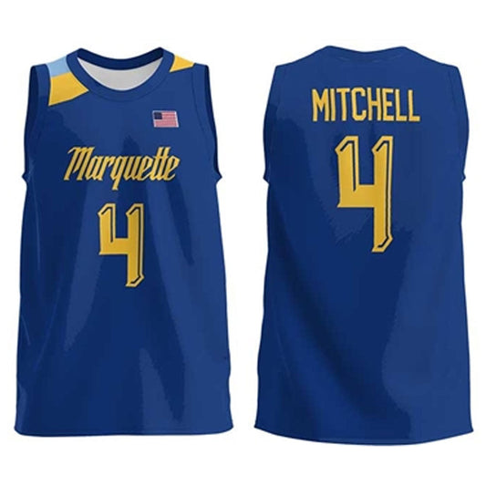 NCAAB Stevie Mitchell Marquette Golden Eagles 4 Jersey