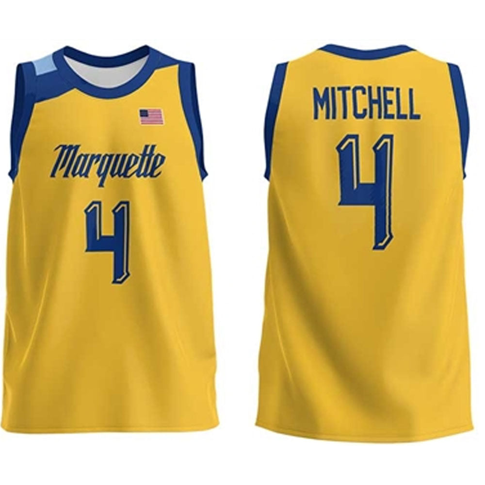 NCAAB Stevie Mitchell Marquette Golden Eagles 4 Jersey