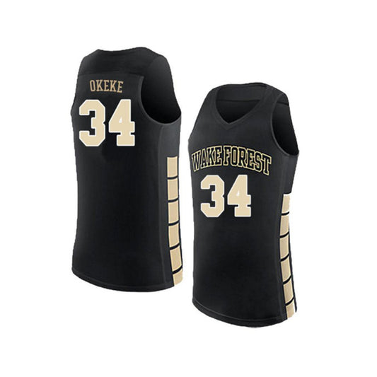 NCAAB Sunday Okeke Wake Forest Demon Deacons 34 Jersey