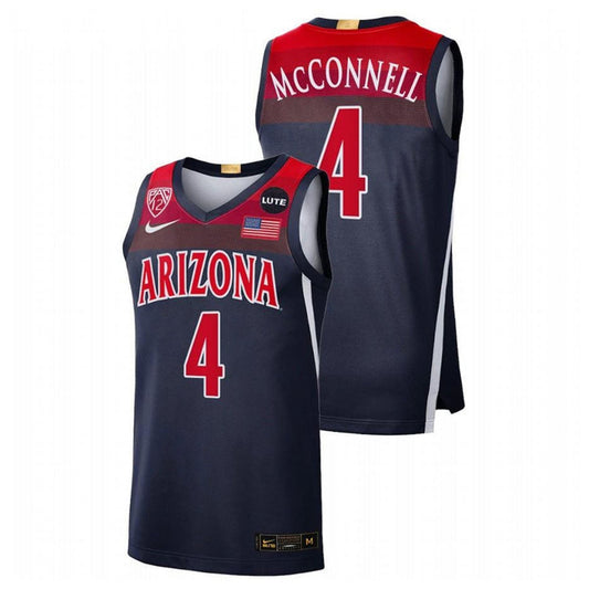 NCAAB TJ McConnell Arizona Wildcats 4 Jersey