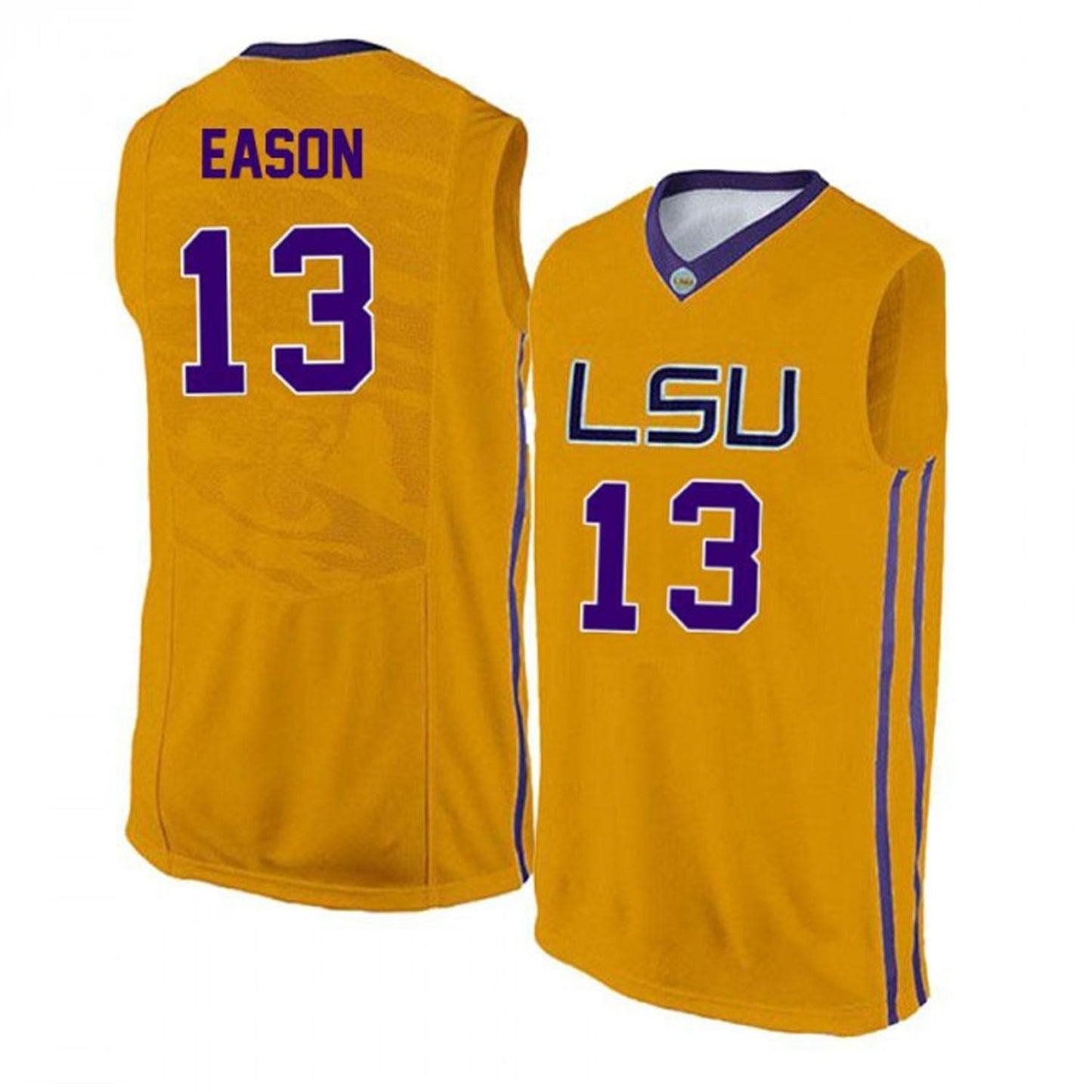 NCAAB Tari Eason LSU Tigers 13 Jersey