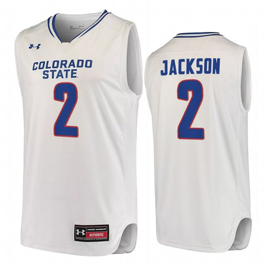 NCAAB Tavi Jackson Colorado State Rams 2 Jersey