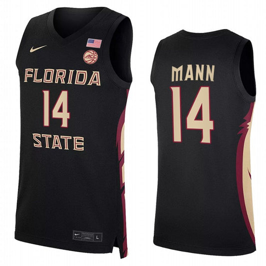 NCAAB Terance Mann Florida State Seminoles 14 Jersey