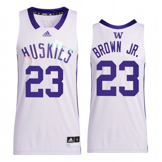 NCAAB Terrell Brown Jr Washington Huskies 23 Jersey