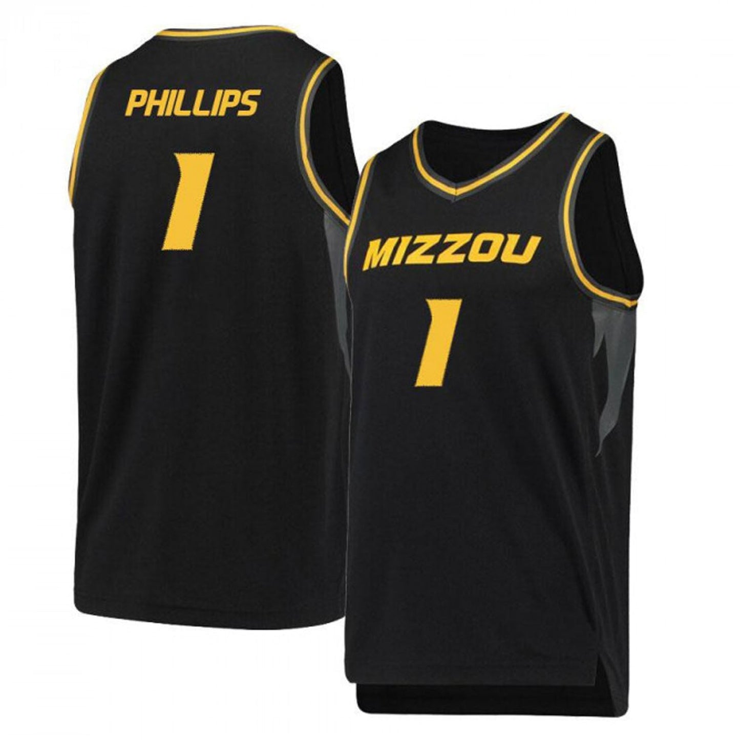 NCAAB Terrence Phillips Missouri Tigers 1 Jersey