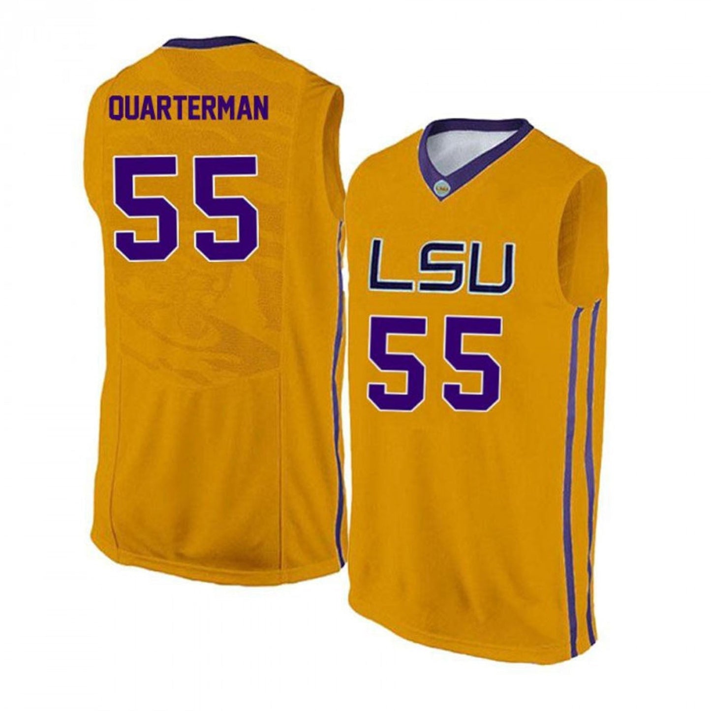 NCAAB Tim Quarterman LSU Tigers 55 Jersey