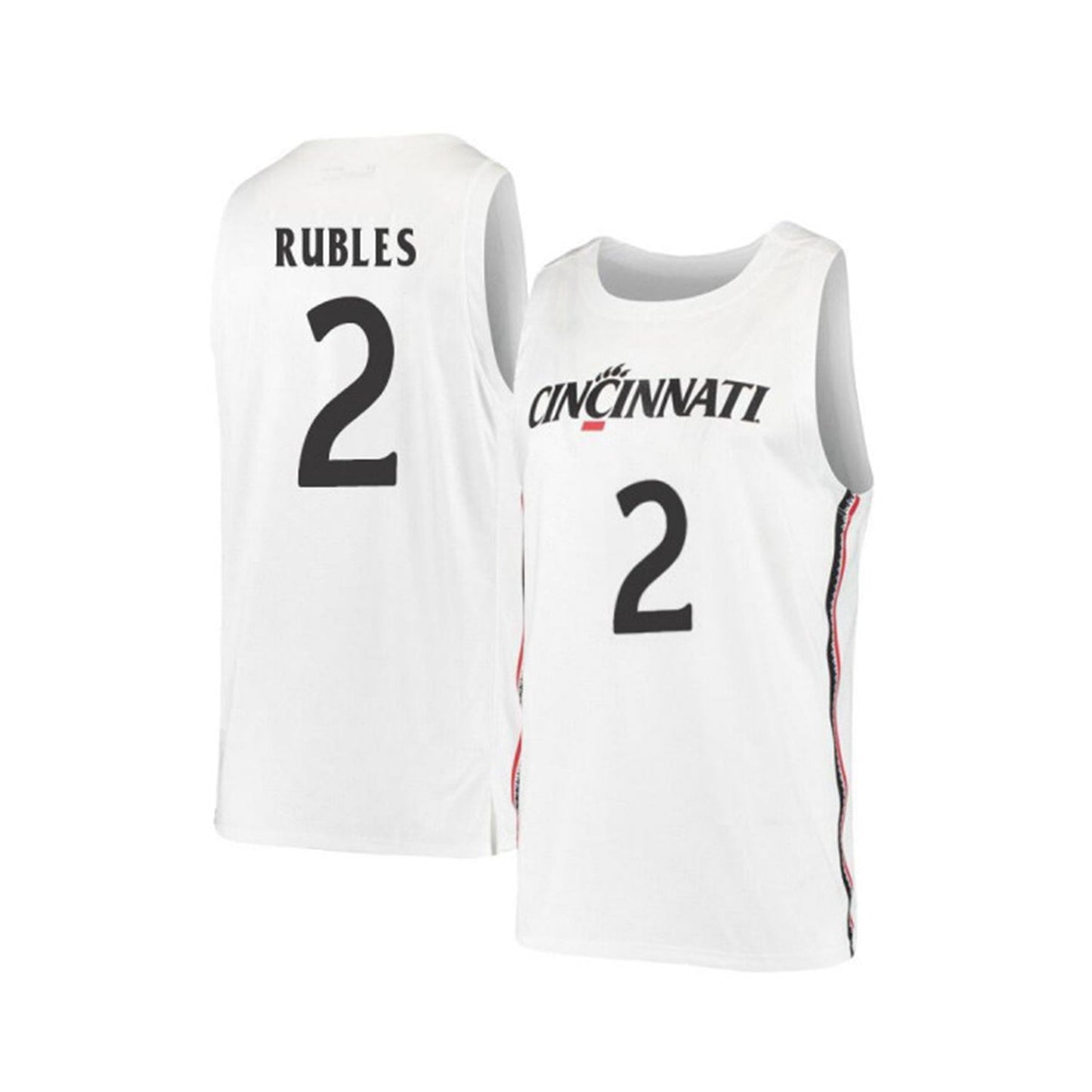 NCAAB Titus Rubles Cincinnati Bearcats 2 Jersey