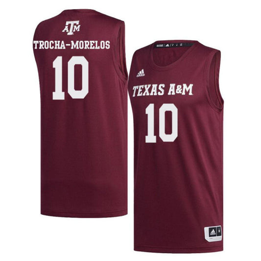 NCAAB Tonny Trocha-Morelos Texas A&M 10 Jersey
