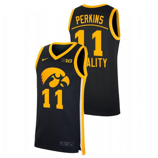NCAAB Tony Perkins Iowa Hawkeyes 11 Jersey