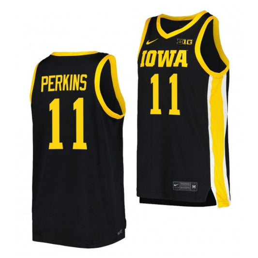 NCAAB Tony Perkins Iowa Hawkeyes 11 Jersey