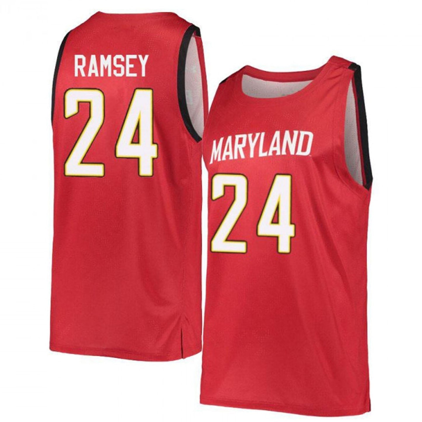 NCAAB Trace Ramsey Maryland Terrapins 24 Jersey