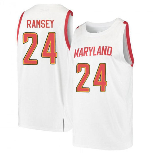 NCAAB Trace Ramsey Maryland Terrapins 24 Jersey