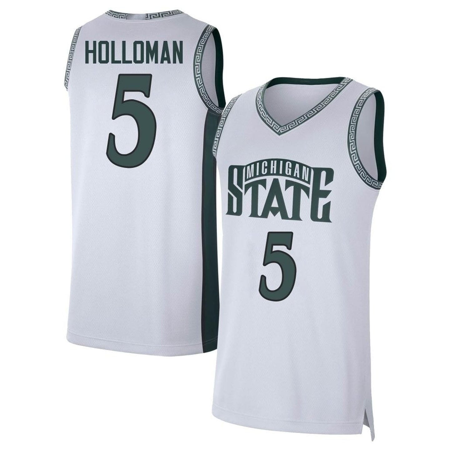 NCAAB Tre Holloman Michigan State Spartans 5 Jersey