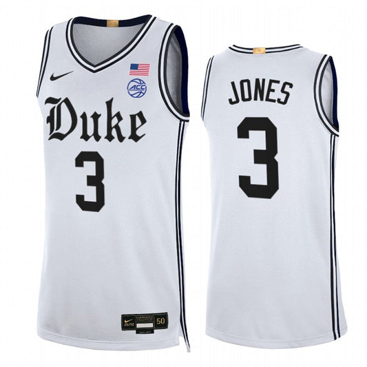 NCAAB Tre Jones Duke Blue Devils 3 Jersey