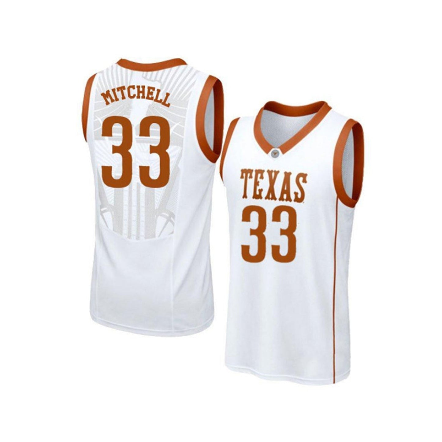 NCAAB Tre Mitchell Texas Longhorns 33 Jersey