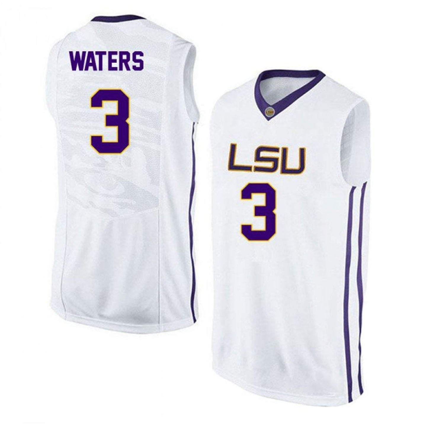 NCAAB Tremont Waters LSU Tigers 3 Jersey