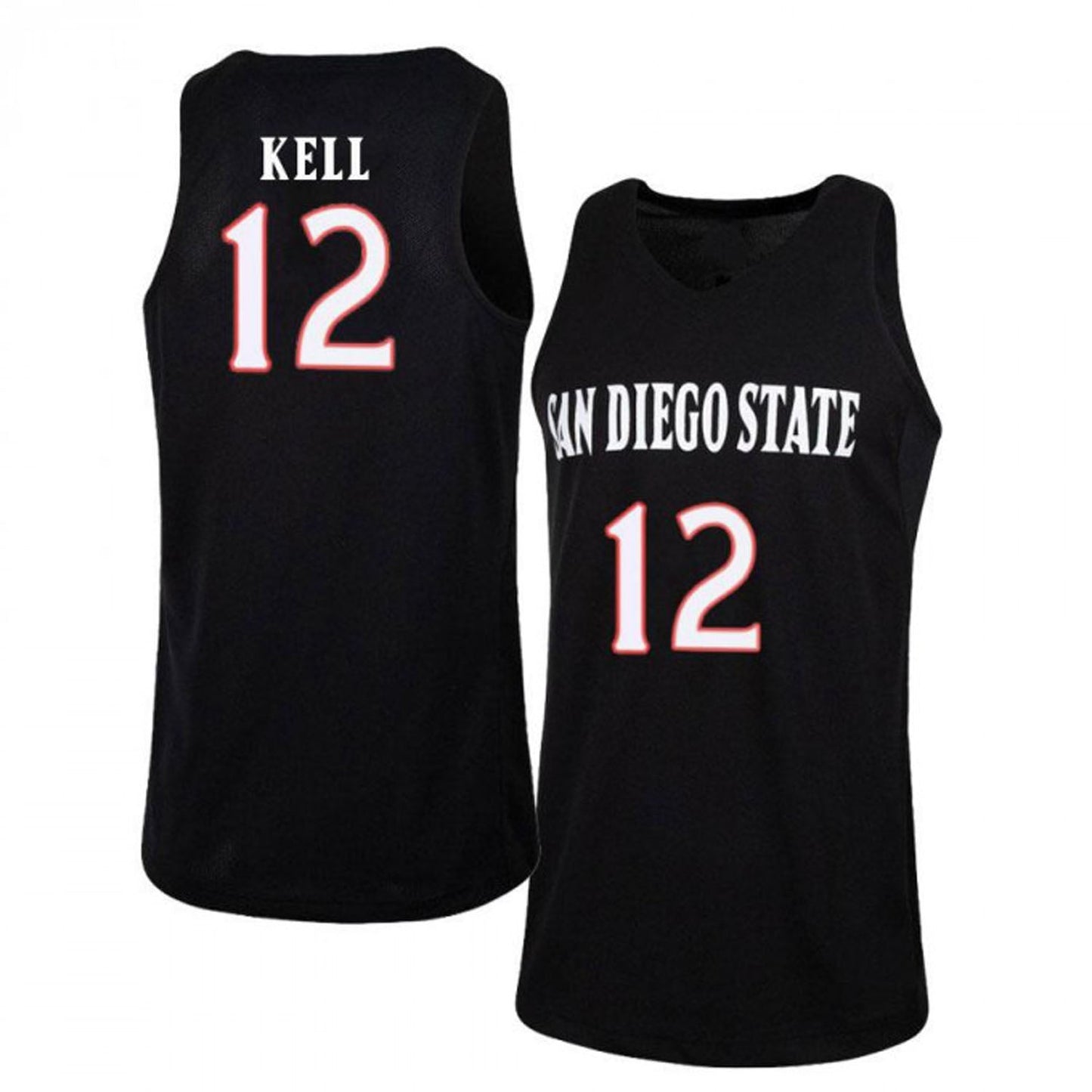 NCAAB Trey Kell San Diego State Aztecs 12 Jersey